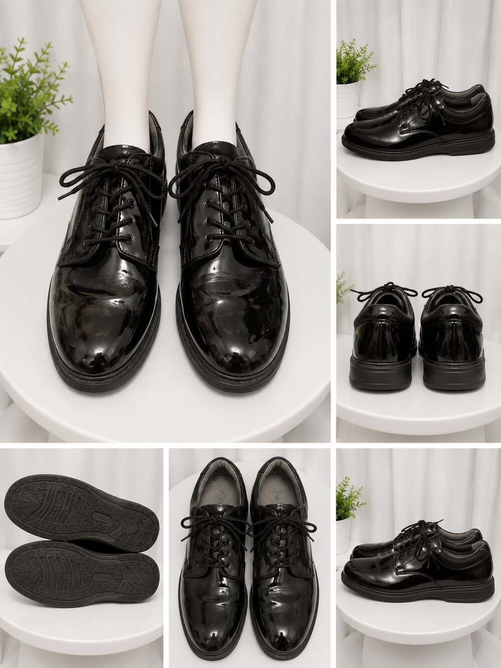 Rothco Uniform Hi-Gloss Oxford Dress Shoes, Size 11